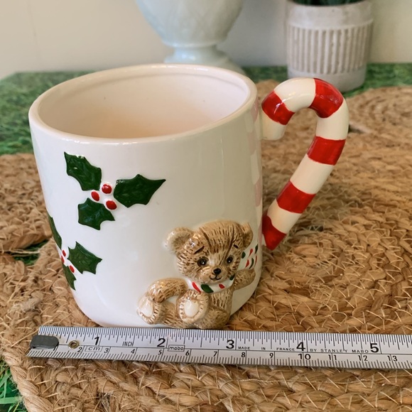 Vintage Lefton Christmas Bear Mug, EUC - Picture 9 of 9